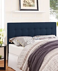 Emily King Upholstered Fabric Headboard