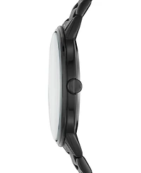 Men's Black Stainless Steel Bracelet Watch 42mm