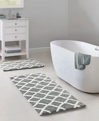 Madison Park Bittman Tufted Reversible Microfiber Bath Rug, 21" x 34"