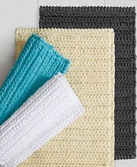 Madison Park Lasso Yarn Dyed Cotton Chenille Bath Rugs
