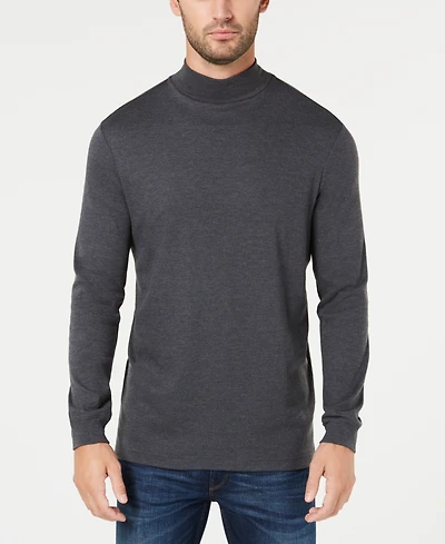 Club Room Men's Solid Turtleneck Shirt, Created for Macy's