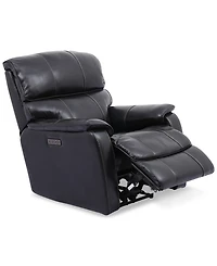 Hatherleigh 34" Leather Dual Power Recliner with Usb Outlet
