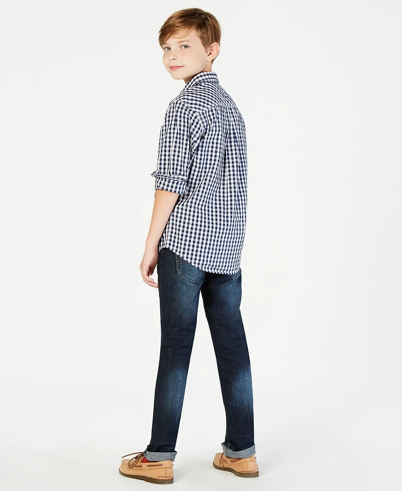 Tommy Hilfiger Big Boys Baxter Gingham Button-Down Shirt