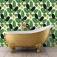 Genenieve Gorder For Tempaper Hojas Cubanas Peel and Stick Wallpaper
