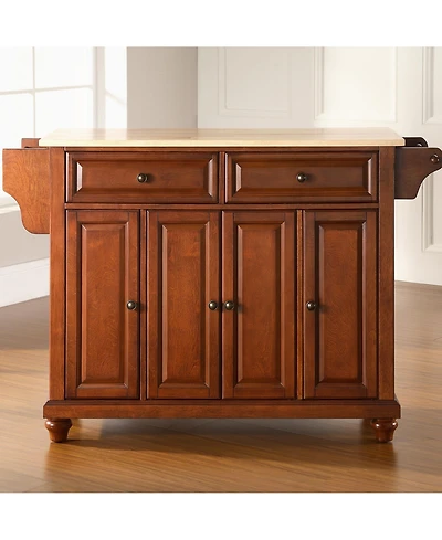 Cambridge Natural Wood Top Kitchen Island