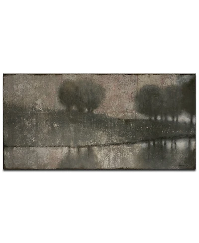 Ready2HangArt, 'Gray Banks' Abstract Canvas Wall Art, 30x60"