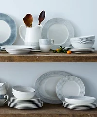 Noritake Hammock Rim Collection