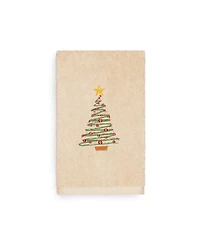 Linum Home Christmas Tree 100% Turkish Cotton Hand Towel
