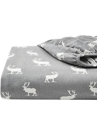 Eddie Bauer Printed Cotton Flannel 4-Pc. Sheet Set