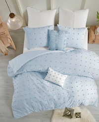Intelligent Design Brooklyn Jacquard Cotton -Pc. Comforter Set