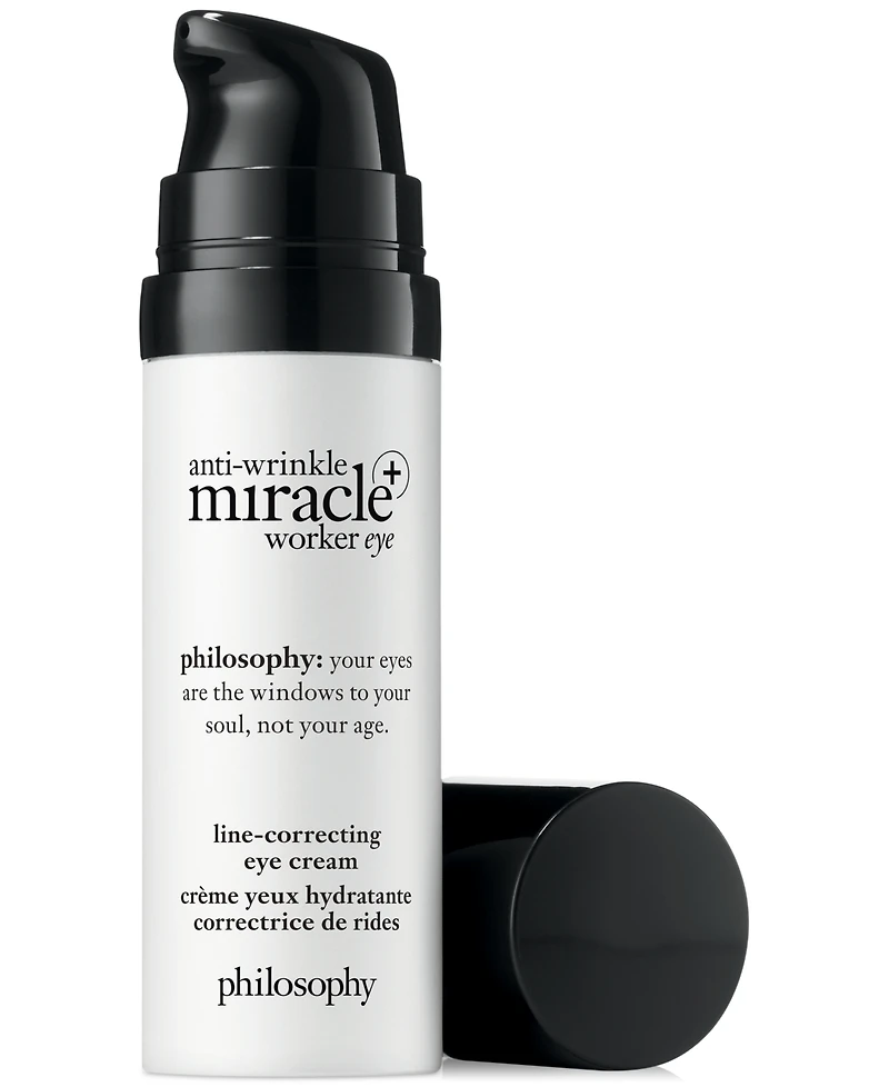 philosophy Anti-Wrinkle Miracle Worker+ Line-Correcting Eye Cream, 0.5-oz.