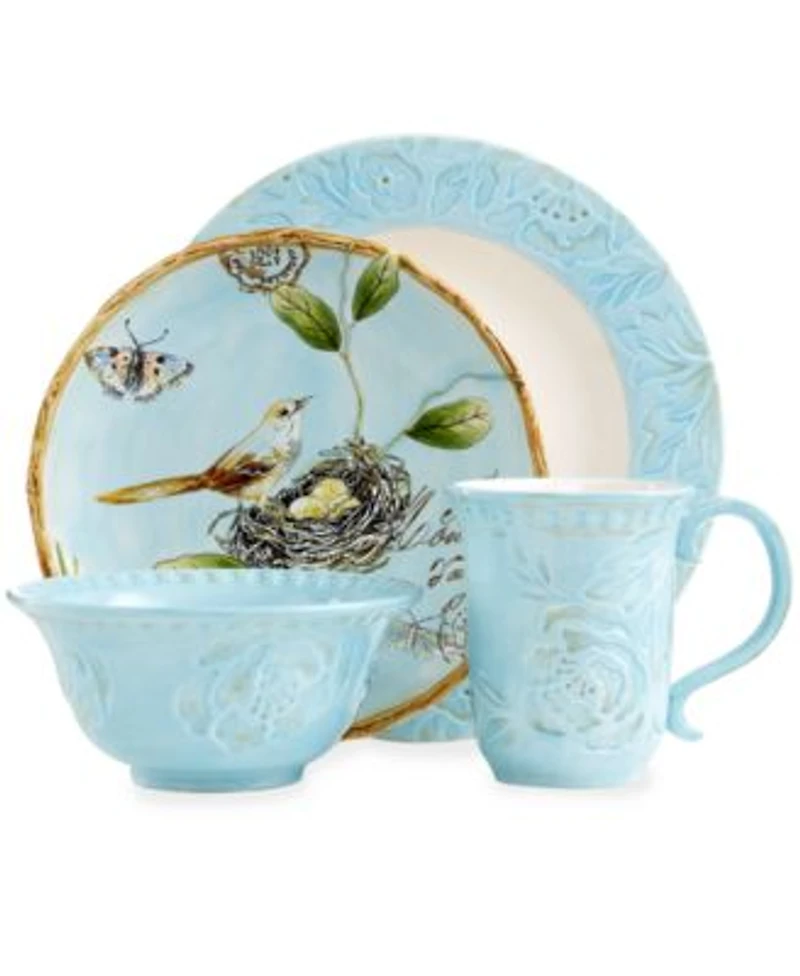 Fitz Floyd Dinnerware Toulouse Blue Collection