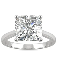 Moissanite Cushion Solitaire Ring (3-1/3 ct. tw.) 14k White, Yellow or Rose Gold