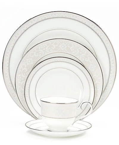 Noritake Montvale Platinum 5-Piece Place Setting