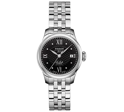 Tissot Women's Swiss Automatic T-Classic Le Locle Stainless Steel Bracelet Watch 25.3mm