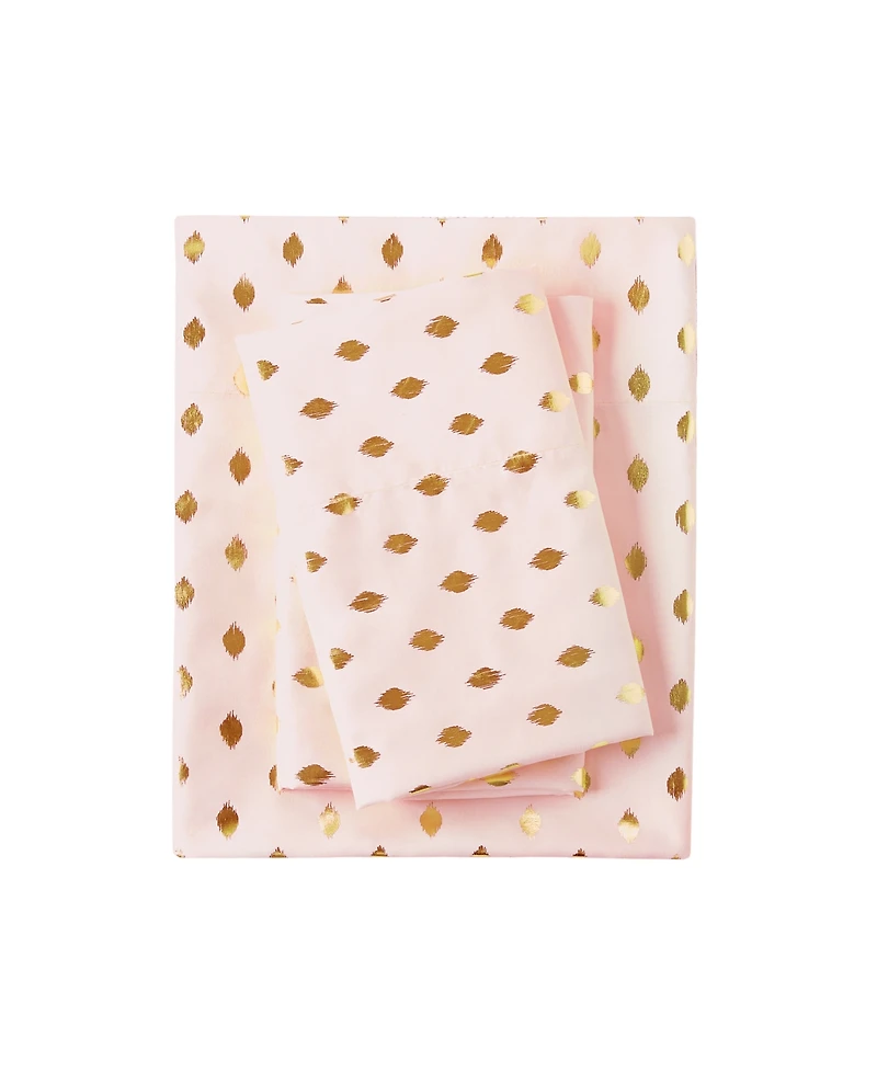 Intelligent Design Metallic Dot Sheet Set, Full