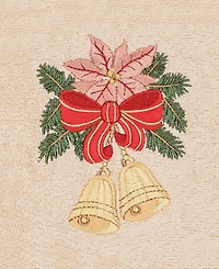 Linum Home Christmas Bells 100% Turkish Cotton Hand Towel