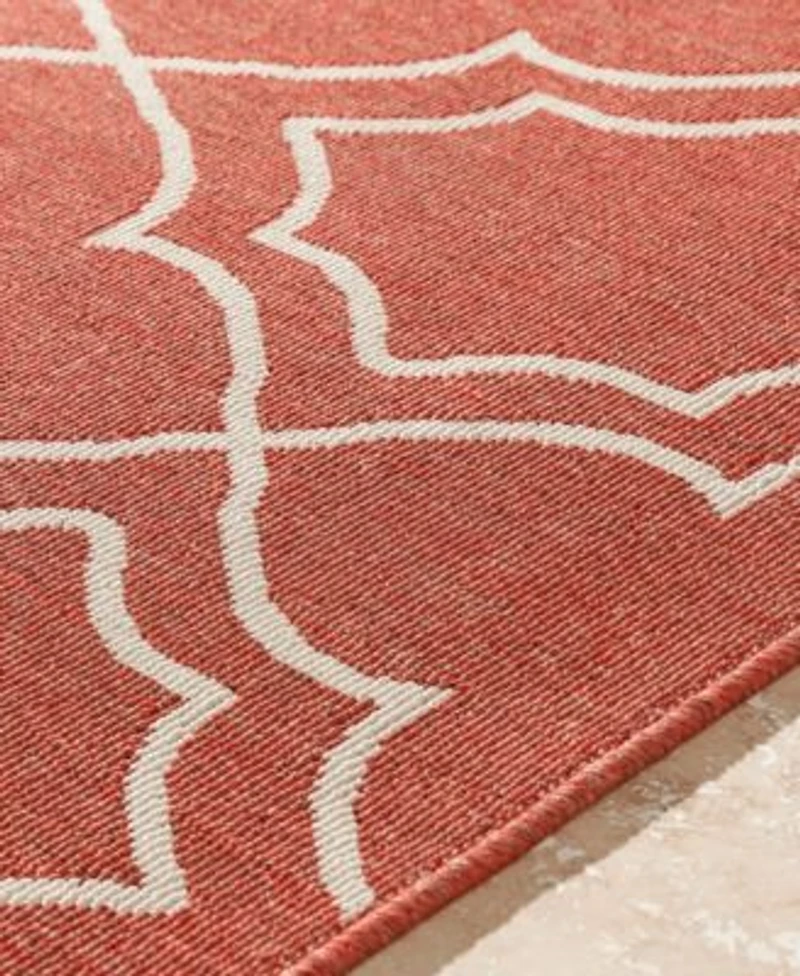 Livabliss Alfresco Alf 9591 Rust Area Rug Collection