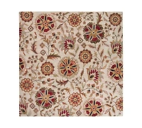 Livabliss Athena Ath-5035 Dark Brown 4' Square Area Rug
