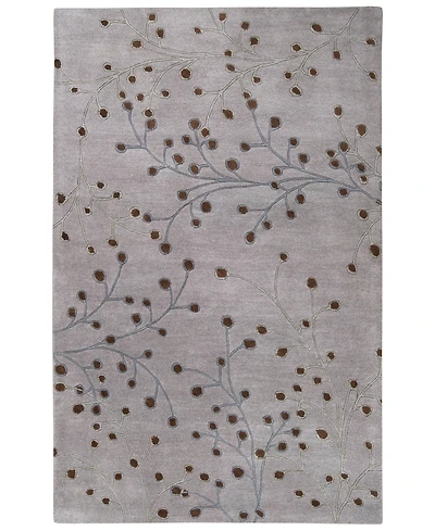 Livabliss Athena Ath-5055 Medium Gray 5' x 8' Area Rug