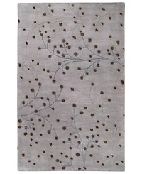 Livabliss Athena Ath-5055 Medium Gray 5' x 8' Area Rug