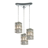 Cynthia Collection 1 light mini pendant in Polished Chrome