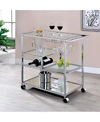 Kendra Metal Mobile Serving Cart