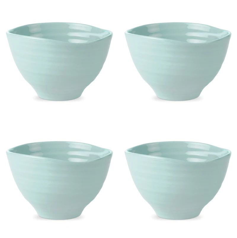 Portmeirion Sophie Conran Celadon Small Footed Bowl Set of 4