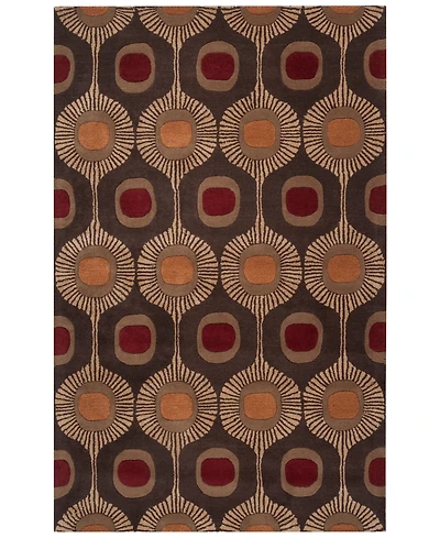 Livabliss Forum Fm-7170 Dark Brown 2' x 3' Area Rug