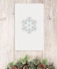 Linum Home Christmas Crystal 100 Turkish Cotton Hand Towel