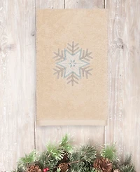 Linum Home Christmas Crystal 100% Turkish Cotton Hand Towel