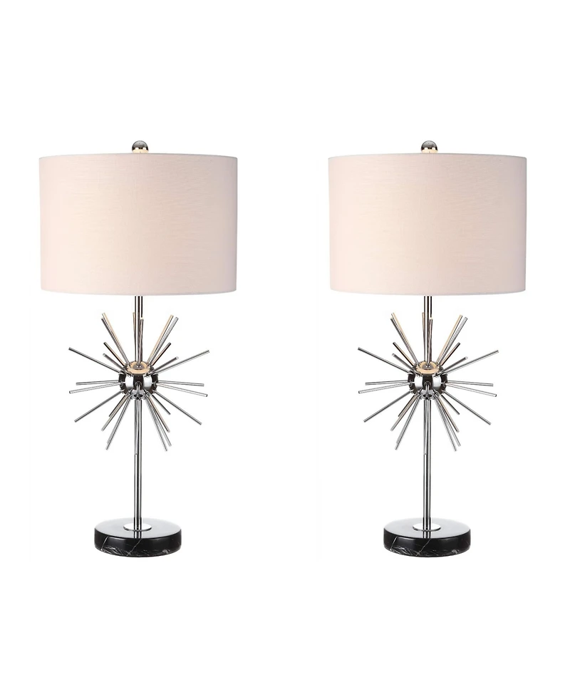 Jonathan Y Aria Metal or Marble Led Table Lamp