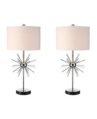 Jonathan Y Aria Metal or Marble Led Table Lamp