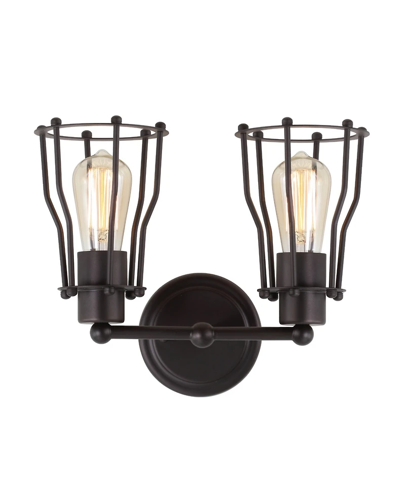 Jonathan Y Evelyn -Light Metal Vanity Light