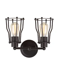 Jonathan Y Evelyn -Light Metal Vanity Light