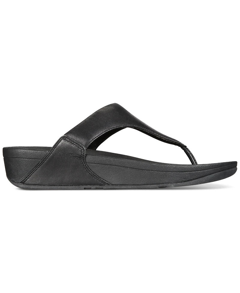 FitFlop Women's Lulu Leather Toe-Thongs Sandals