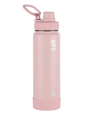 Takeya Actives 24oz Insulated Stainless Steel Water Bottle with Spout Lid