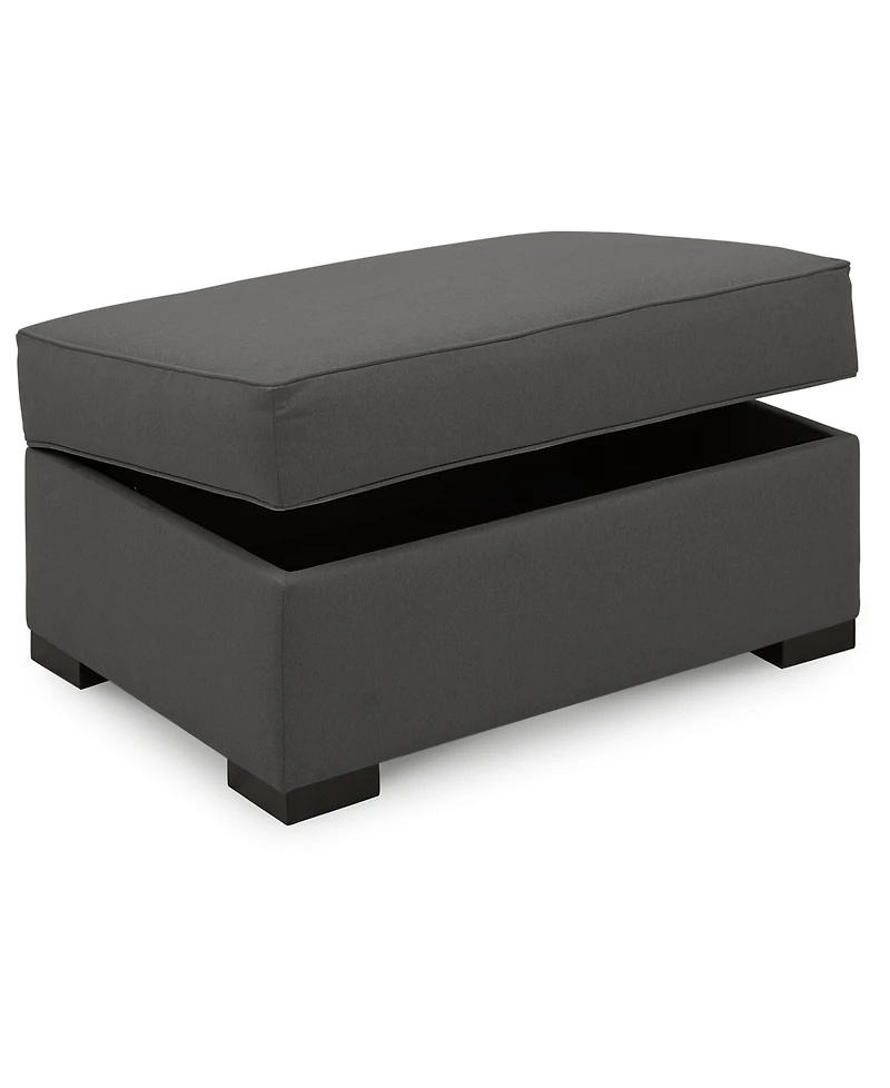 Closeout! Astra 36" Fabric Chair Bed Storage Ottoman, Created for Macy's