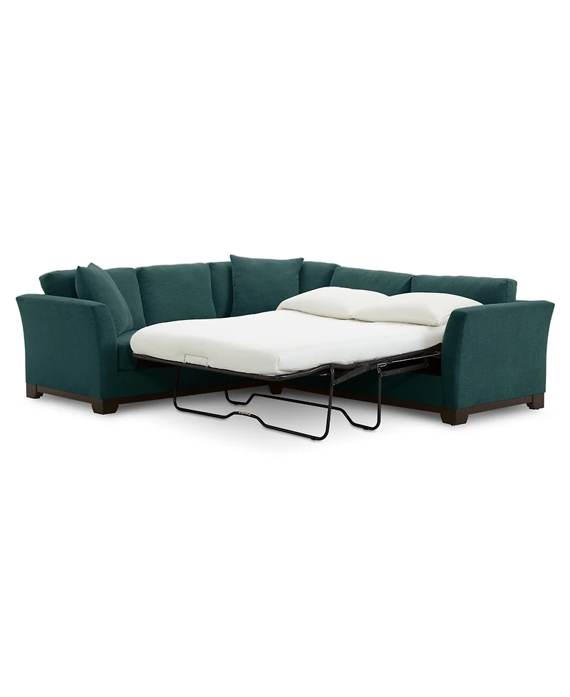 Elliot Ii 108" Fabric 2-Pc. Sleeper Sofa Sectional, Created for Macy's