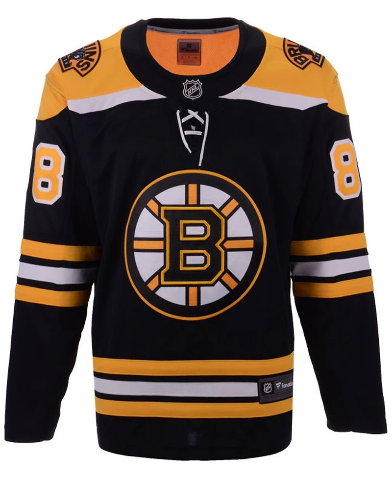 Authentic Nhl Apparel Men's David Pastrnak Boston Bruins Breakaway Player Jersey
