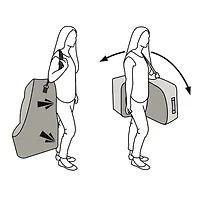 J.l. Childress Universal Side Carry Car Seat Travel Bag