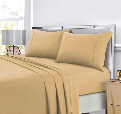 Tribeca Living Super Soft Solid Easy-Care Extra Deep Pocket Sheet Set, King