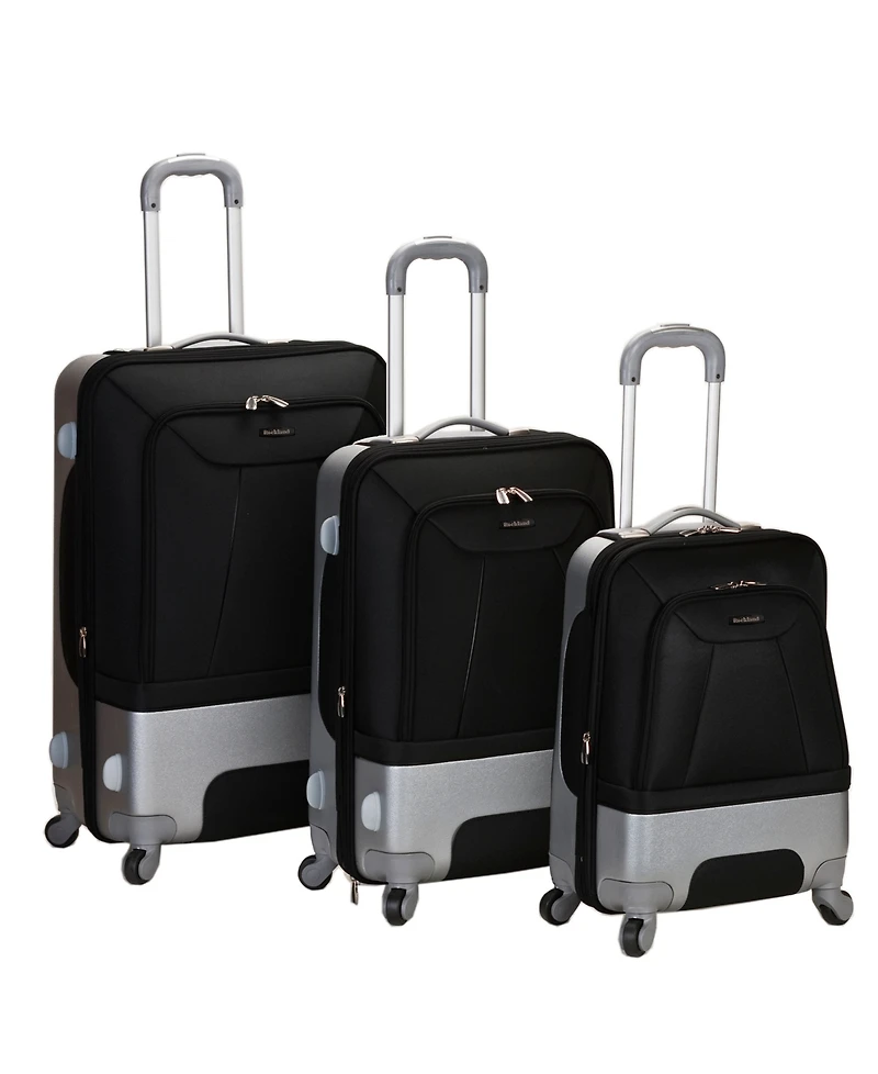 Rockland Rome 3-Pc. Hardside Luggage Set