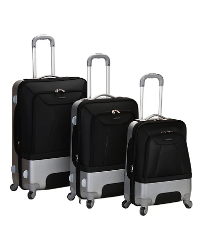 Rockland Rome 3-Pc. Hardside Luggage Set