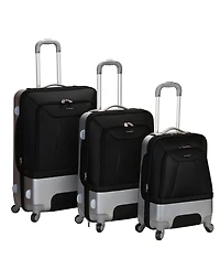 Rockland Rome 3-Pc. Hardside Luggage Set