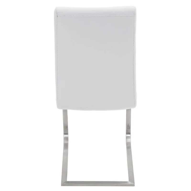 Lumisource Foster Dining Chair in Faux Leather Set of 2