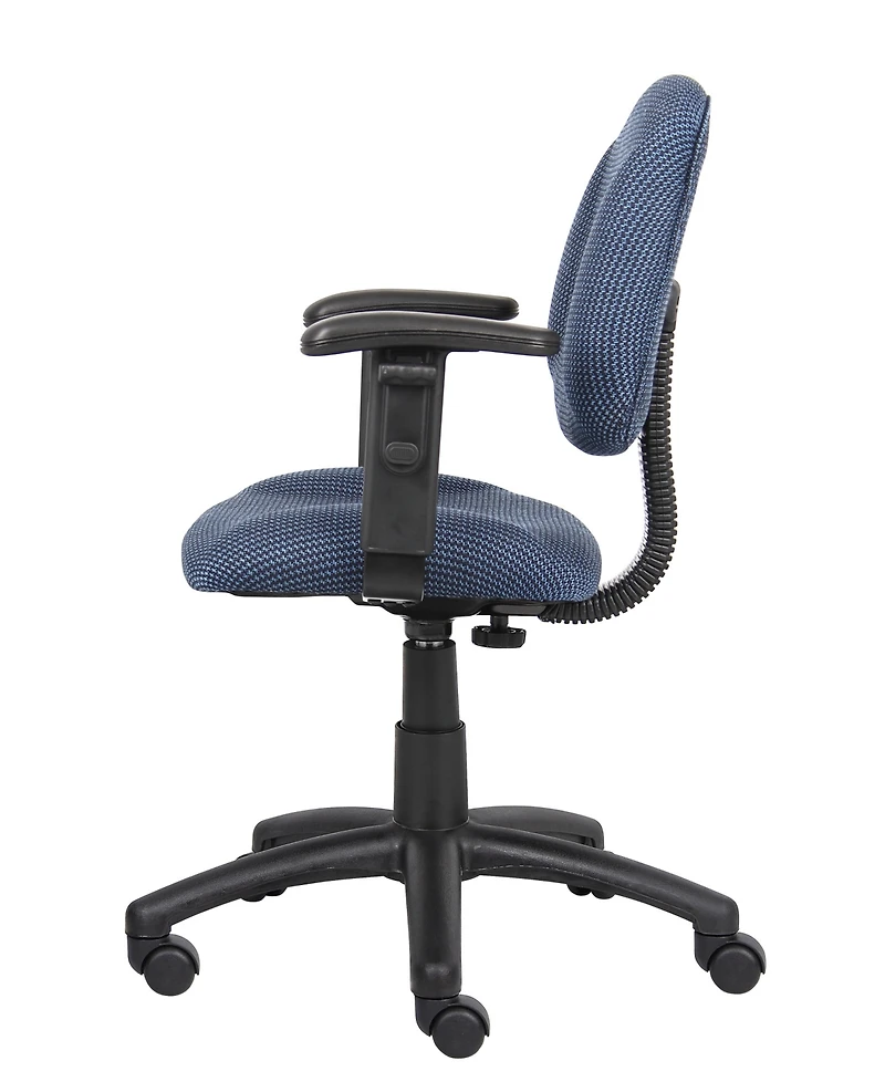 Boss Office Products Deluxe Posture Chair W/ Adjustable Arms