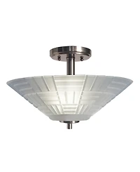 Dale Tiffany Houston Led Crystal Semi Flush Mount