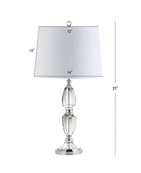 Jonathan Y Graham Crystal Led Table Lamp