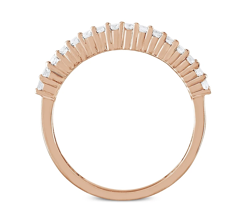 Diamond Baguette Cluster Band (1 ct. t.w.) 14k White, Yellow or Rose Gold